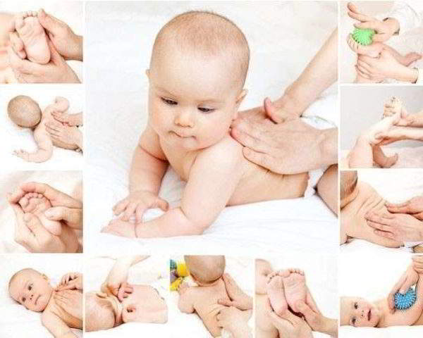 массаж новорожденному