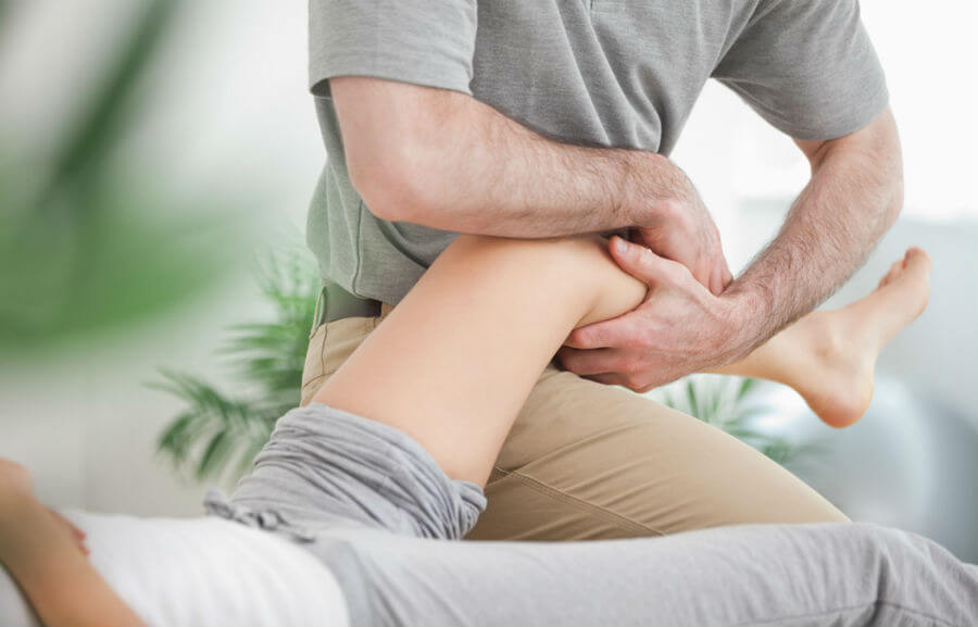 восстановление колена массажем после перелома
