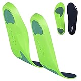 ViveSole Plantar Fasciitis Insoles - Foot Arch Support Orthotic - Firm Foam Shoe Inserts for Men, Woman, Work, Running - Fits Boots and Sneakers