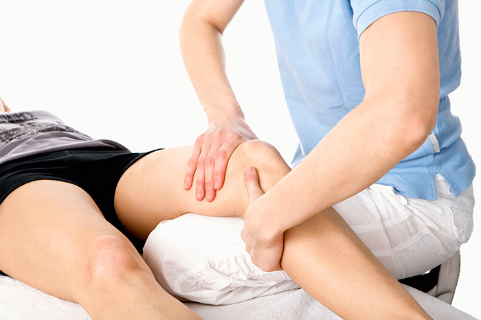 Массаж для восстановления функций коленного сустава