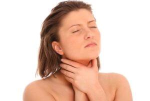 Как диагностировать ком в горле на фоне остеохондроза