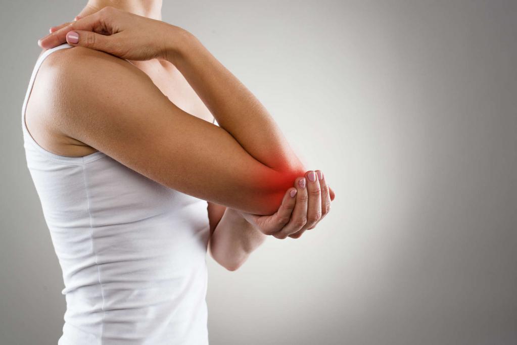 Pain in the elbow joint