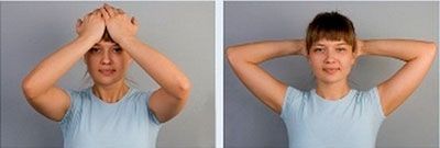 Упражнение на укрепление мышц шеи при цервикоартрозе