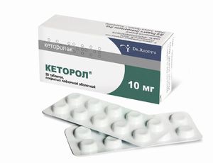 Кеторол - упаковка таблеток, инструкция